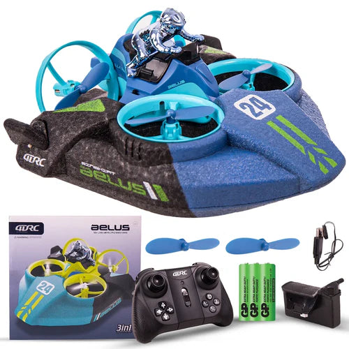 3 In 1 RC Drone Hovercraft Air Flight