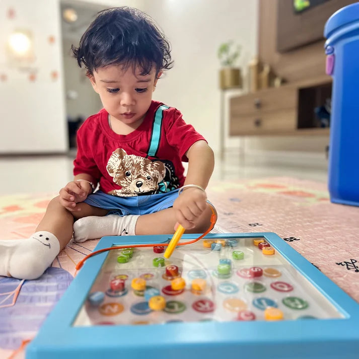 Alphabeads Board – Magnetic Alphabet Learning Fun for Kids!