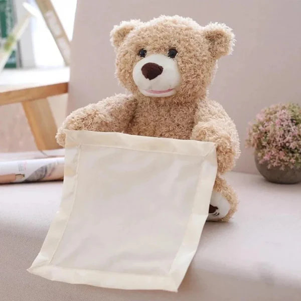 Peek-A-Boo Teddy Bear with Voice Activation & Music