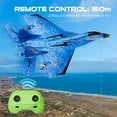 RC Fixed-Wing Foam Airplane for Kids & Beginners – 150m Range, Stabilizer, Dual Batteries
